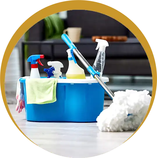 Matériel de nettoyage professionnel utilisé par Pureté Provence pour l'entretien des habitations et des locaux à Salon-de-Provence.